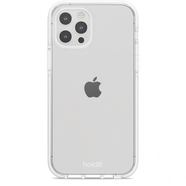 holdit iPhone 12/iPhone 12 Pro Cover Gennemsigtig Hvid