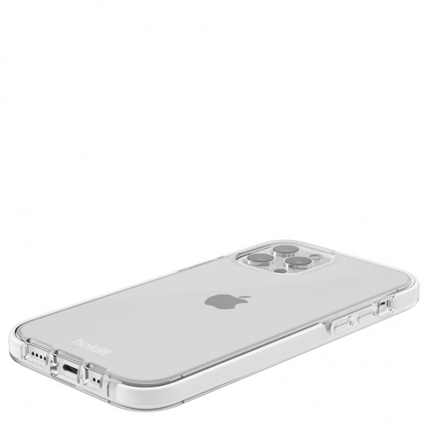 holdit iPhone 12/iPhone 12 Pro Cover Gennemsigtig Hvid