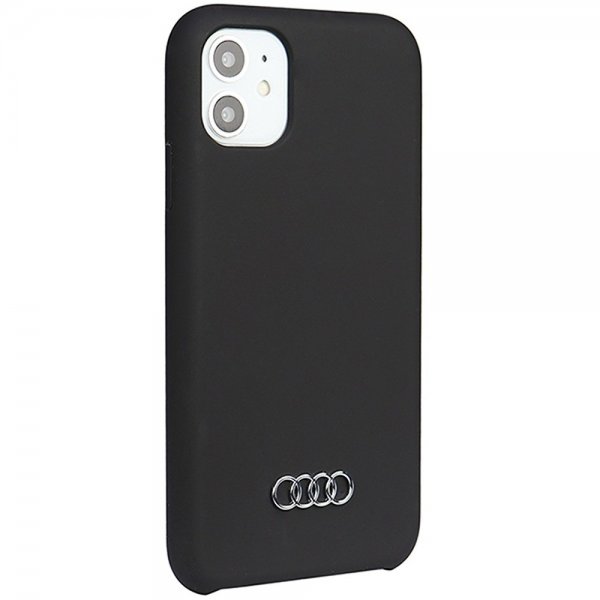 Audi iPhone 12/iPhone 12 Pro Cover Silikone Sort