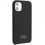 Audi iPhone 12/iPhone 12 Pro Cover Silikone Sort