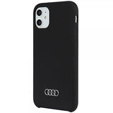 Audi iPhone 12/iPhone 12 Pro Cover Silikone Sort