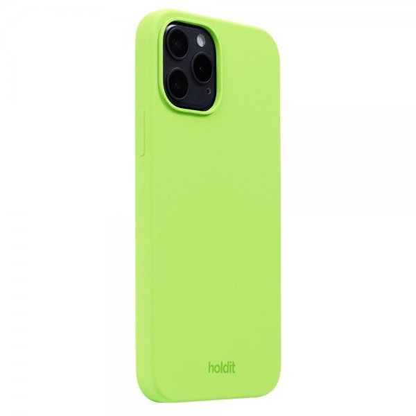 holdit iPhone 12/iPhone 12 Pro Cover Silikone Acid Green