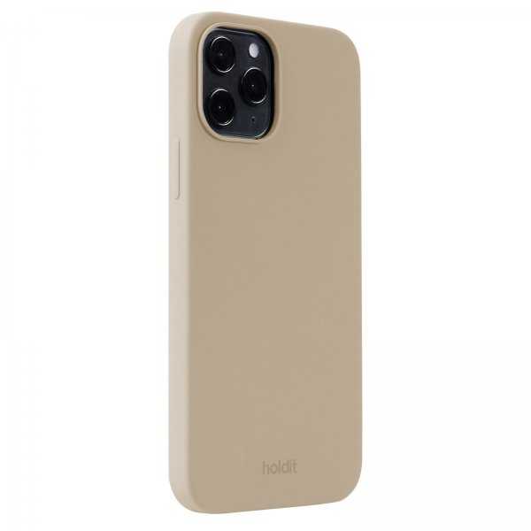 holdit iPhone 12/iPhone 12 Pro Cover Silikone Latte Beige