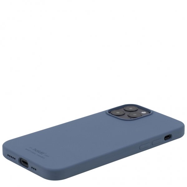 holdit iPhone 12/iPhone 12 Pro Cover Silikone Pacific Blue