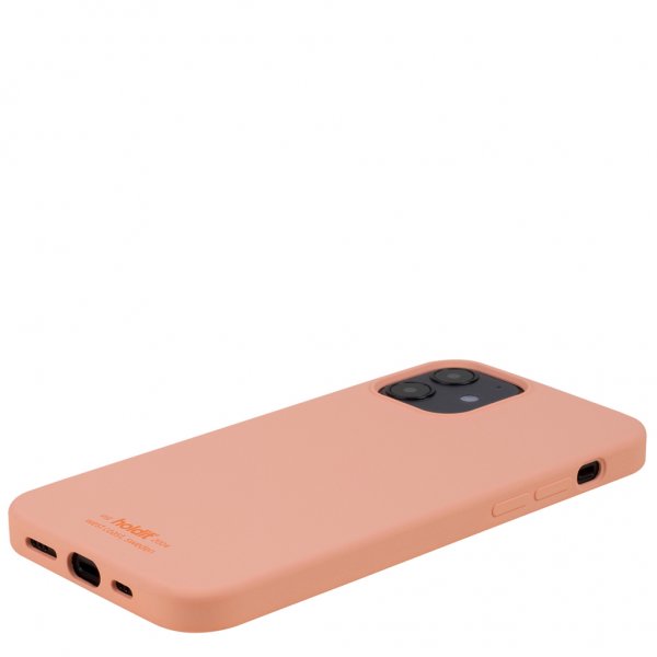 holdit iPhone 12/iPhone 12 Pro Cover Silikone Pink Peach