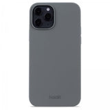 holdit iPhone 12/iPhone 12 Pro Cover Silikone Space Gray