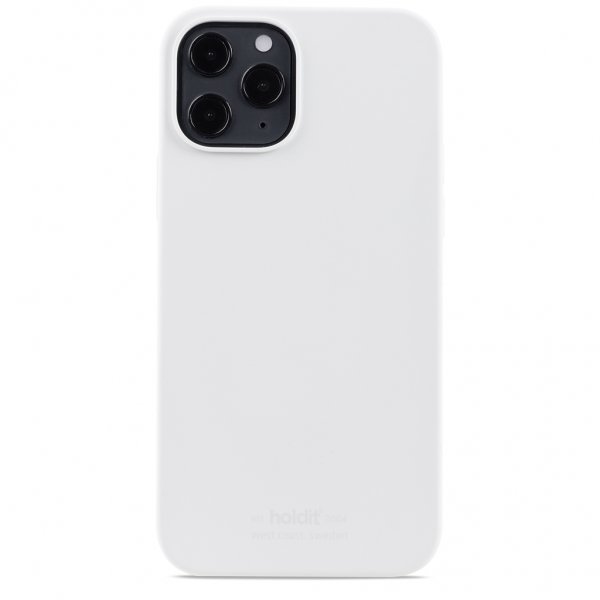 holdit iPhone 12/iPhone 12 Pro Silikone cover Hvid