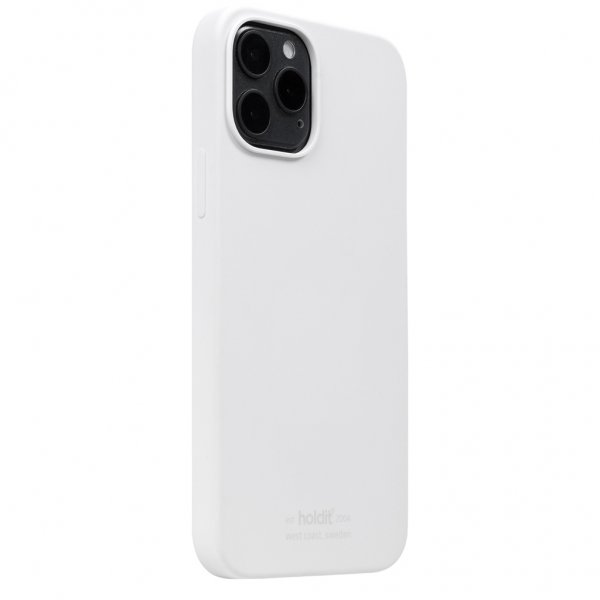 holdit iPhone 12/iPhone 12 Pro Silikone cover Hvid