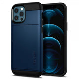 Spigen iPhone 12/iPhone 12 Pro Cover Slim Armor CS Navy Blue