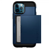 Spigen iPhone 12/iPhone 12 Pro Cover Slim Armor CS Navy Blue