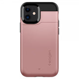 Spigen iPhone 12/iPhone 12 Pro Cover Slim Armor CS Rosaguld