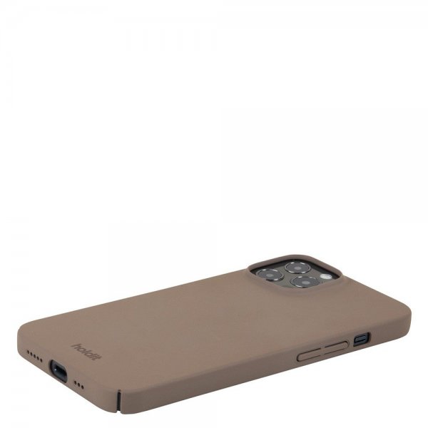 holdit iPhone 12/iPhone 12 Pro Cover Slim Case Mocha Brown