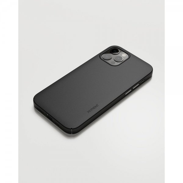 Nudient iPhone 12/iPhone 12 Pro Cover Thin Case MagSafe Ink Black