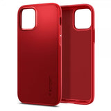 Spigen iPhone 12/iPhone 12 Pro Cover Thin Fit Rød