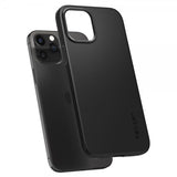 Spigen iPhone 12/iPhone 12 Pro Cover Thin Fit Sort