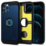 Spigen iPhone 12/iPhone 12 Pro Cover Tough Armor Navy Blue