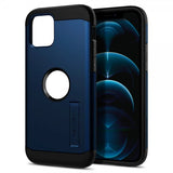 Spigen iPhone 12/iPhone 12 Pro Cover Tough Armor Navy Blue