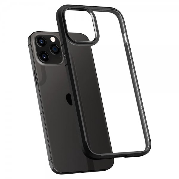 Spigen iPhone 12/iPhone 12 Pro Cover Ultra Hybrid Mat Sort