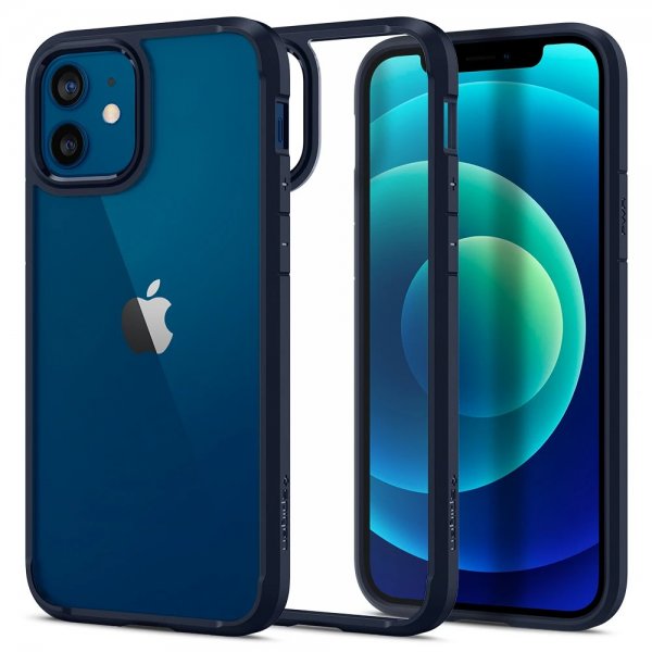 Spigen iPhone 12/iPhone 12 Pro Cover Ultra Hybrid Navy Blue