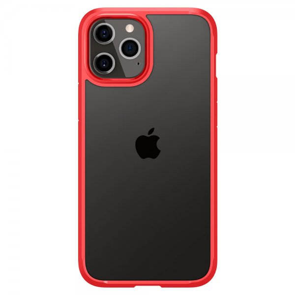 Spigen iPhone 12/iPhone 12 Pro Cover Ultra Hybrid Rød