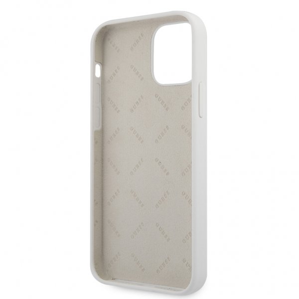 Guess iPhone 12/iPhone 12 Pro Cover Vintage Silicone Cream