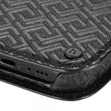 holdit iPhone 12/iPhone 12 Pro Futteral Stockholm Aftageligt Cover Celia Sort