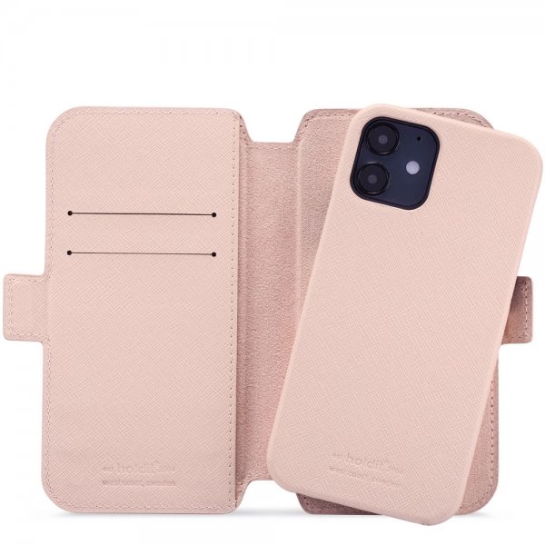 holdit iPhone 12/iPhone 12 Pro Etui Stockholm Aftageligt Cover Rosa