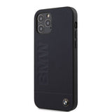 BMW iPhone 12/iPhone 12 Pro Cover Logo Graveret Navy