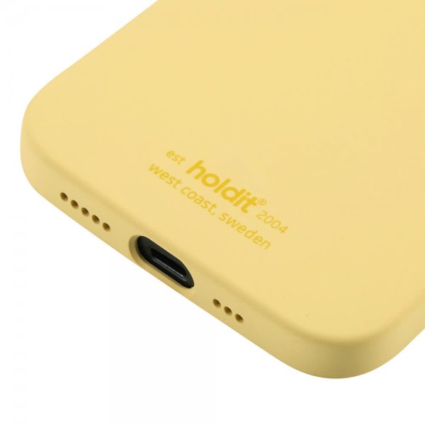 holdit iPhone 12/iPhone 12 Pro Cover Silikone Gul