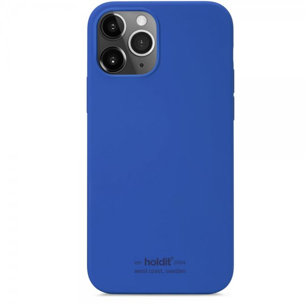 holdit iPhone 12/iPhone 12 Pro Cover Silikone Royal Blue