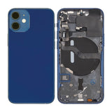 iPhone 12 Mini bagside komplet med små dele - Blå