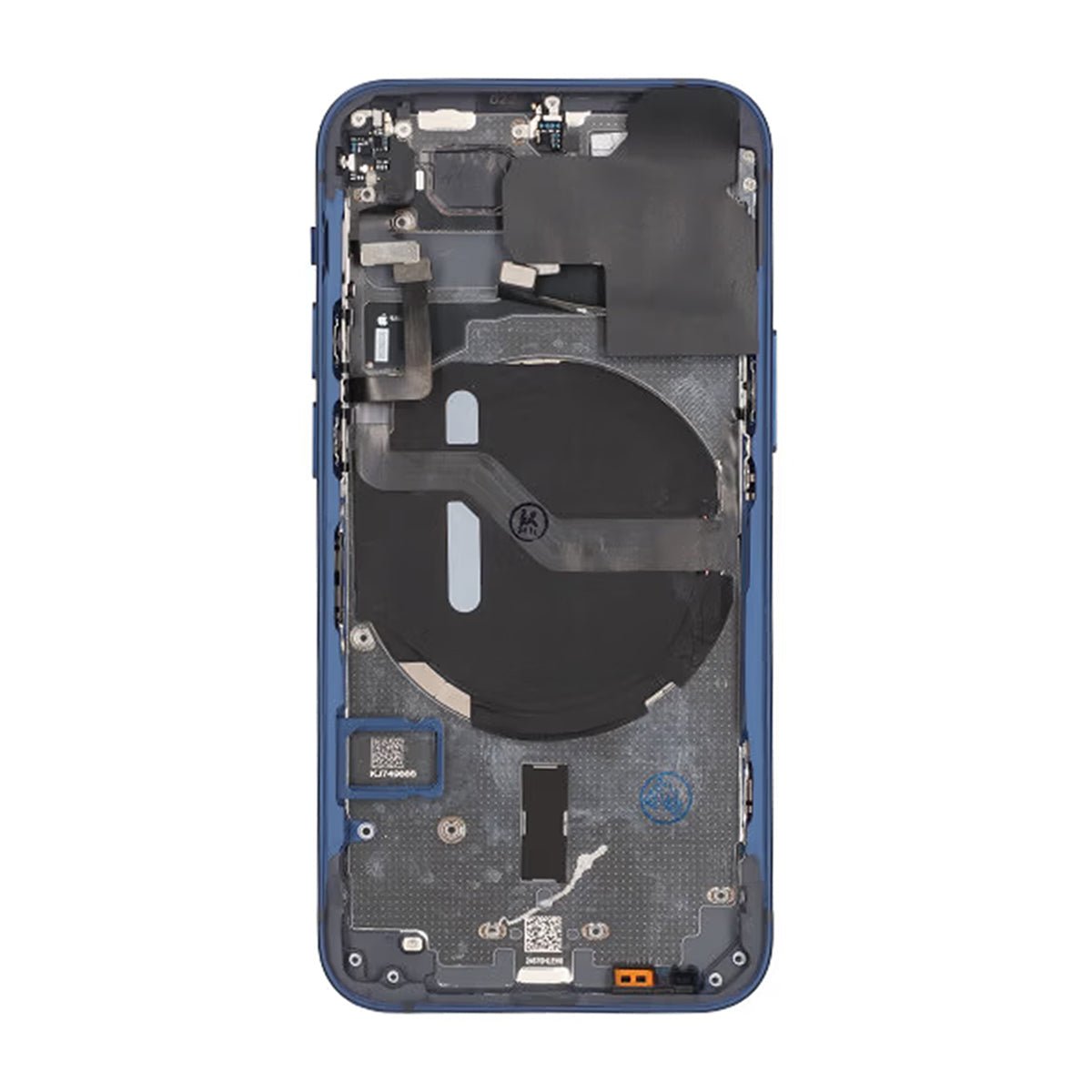 iPhone 12 Mini bagside komplet med små dele - Blå