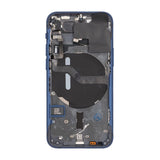 iPhone 12 Mini bagside komplet med små dele - Blå