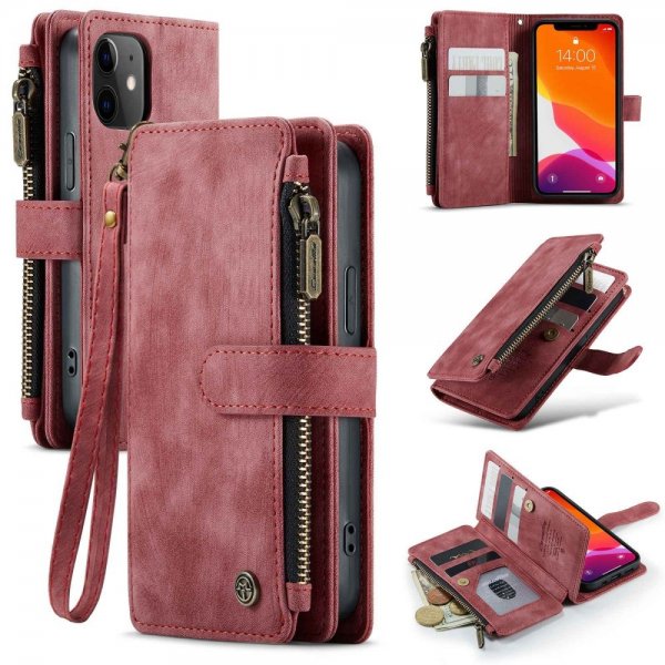 CaseMe iPhone 12 Mini Cover C30 Series Rød