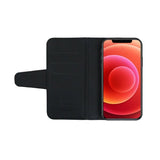 Rvelon iPhone 12 Mini Cover Udklappeligt Kortrum Sort