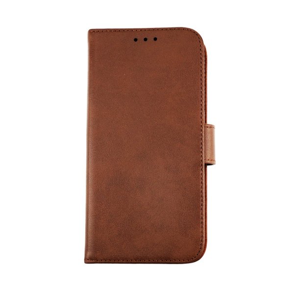Rvelon iPhone 12 Mini Cover Ægte Læder Brun
