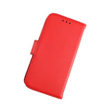 Rvelon iPhone 12 Mini Cover Ægte Læder Rød