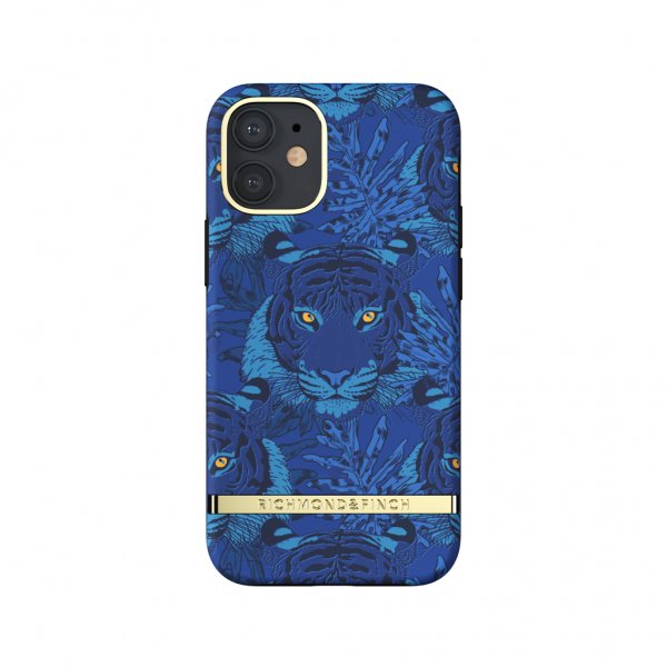 Richmond & Finch iPhone 12 Mini Cover Blue Tiger