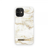 Ideal of Sweden iPhone 12 Mini Cover Fashion Case Golden Pearl Marble
