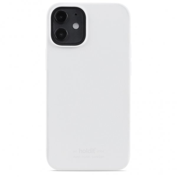 holdit iPhone 12 Mini Cover Silikone Hvid