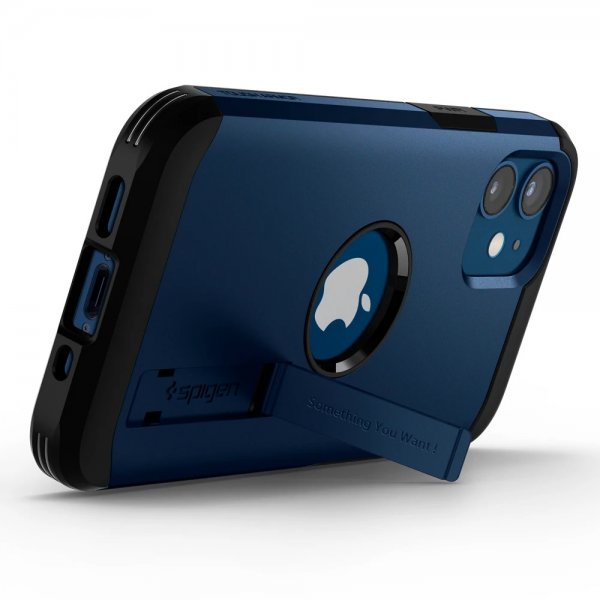 Spigen iPhone 12 Mini Cover Tough Armor Navy Blue