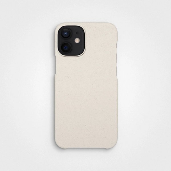 agood company iPhone 12 Mini Cover Plantebaseret Vanilla Hvid