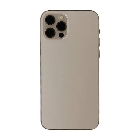 iPhone 12 Pro bagside med komplet ramme OEM - Guld