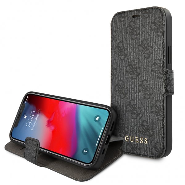 Guess iPhone 12 Pro Max Cover 4G Grå