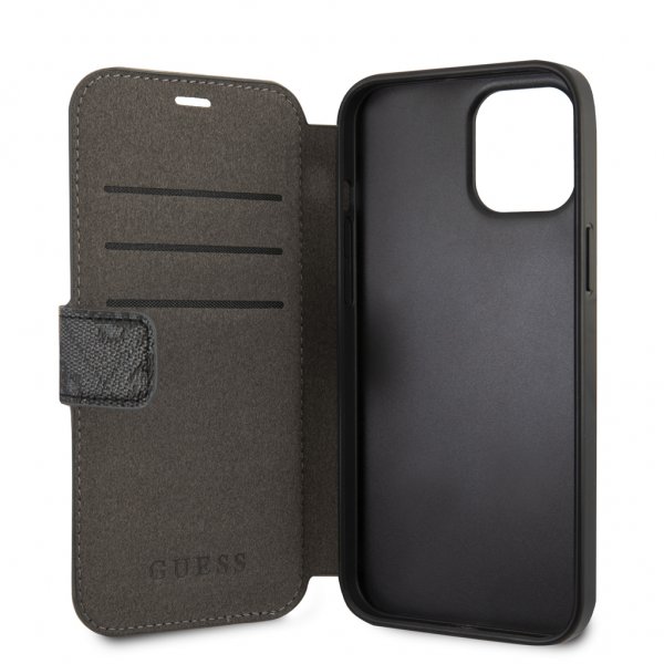 Guess iPhone 12 Pro Max Cover 4G Grå