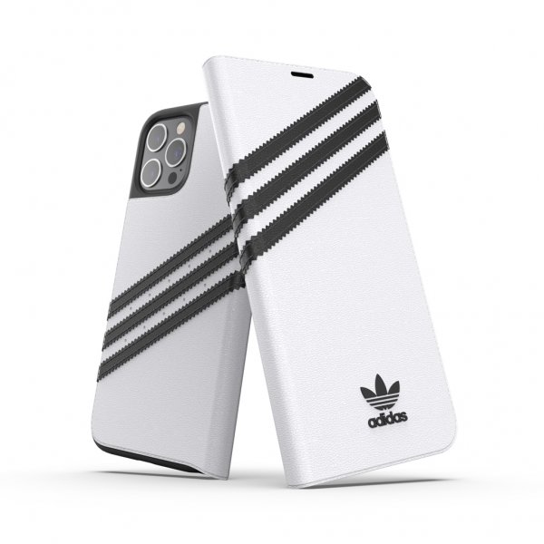 Adidas iPhone 12 Pro Max Cover Booklet Case Hvid