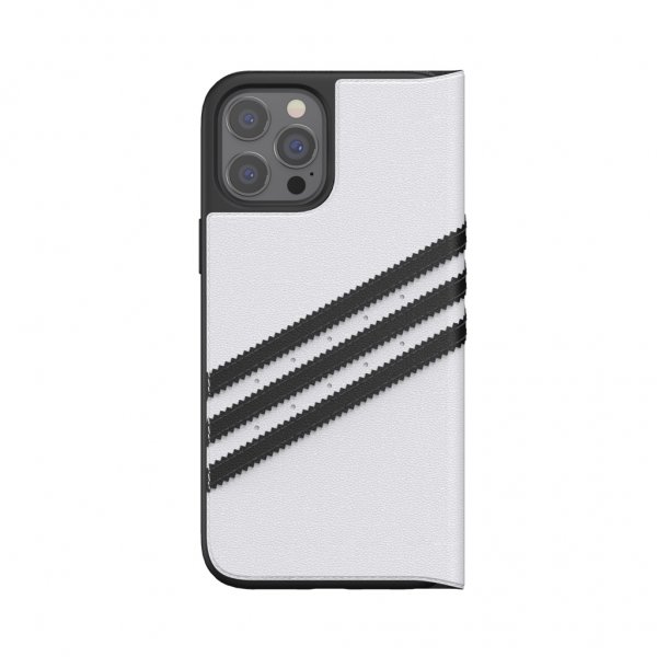Adidas iPhone 12 Pro Max Cover Booklet Case Hvid