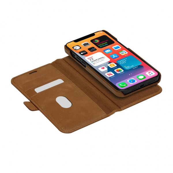 dbramante1928 iPhone 12 Pro Max Futteral Lynge Aftageligt Cover Tan