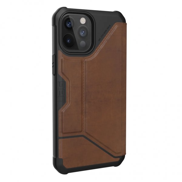 Urban Armor Gear (UAG) iPhone 12 Pro Max Cover Metropolis Leather Brun