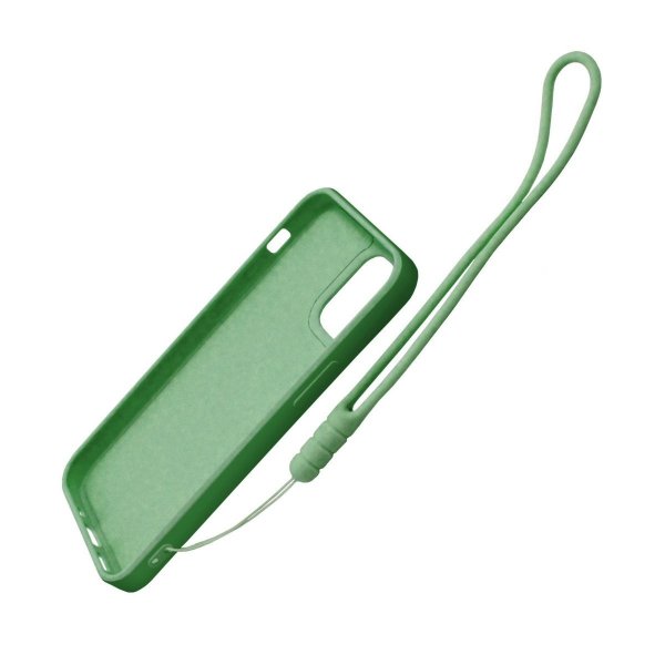 iPhone 12 Pro Max Cover Silikone med Ringholder Grøn